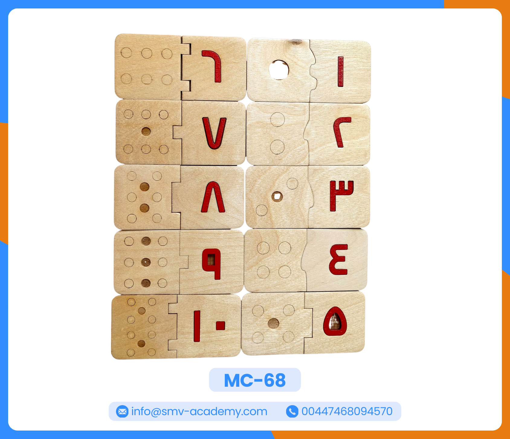 بازل الأرقام بمعامل التصحيح الذاتي 1:20